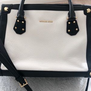 Michael Kors Two-Tone Taryn Satchel